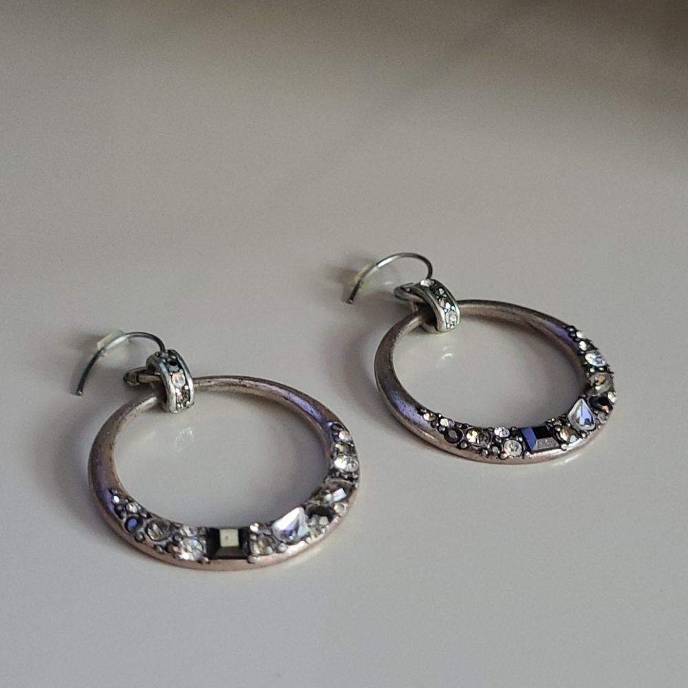 JEWELED FOSSIL EARRINGS